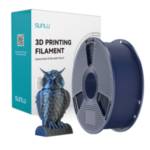 Filament SUNLU 1,75mm 1kg SILK PLA+ Dual Color Black Blue