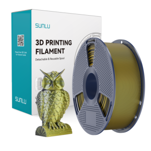 Filament SUNLU 1,75mm 1kg SILK PLA+ Dual Color Black Gold