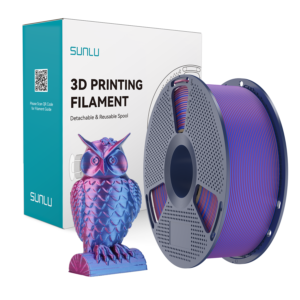 Filament SUNLU 1,75mm 1kg SILK PLA+ Dual Color Red Blue